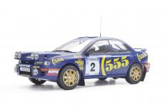  SunStar 1/18 Subaru Impreza 555 #2 Winner Rally of NZ 1994 image