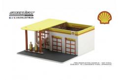 Greenlight 1/64 Vintage Gas Station - Shell Oil image
