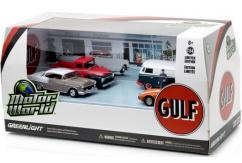 Greenlight 1/64 Gulf Oil Gas Station Set image