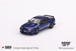 Mini GT 1/64 Nissan Skyline GT-R Top Secret VR32 Metallic Blue image