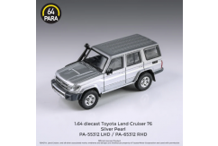 Paragon 1/64 Toyota 2007 Land Cruiser 76 Silver Pearl image