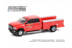 Greenlight 1/64 2017 Dodge RAM 3500 Dually - LA Fire image