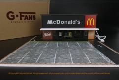 G-Fans 1/64 McDonalds Fast Food with LED Lights image
