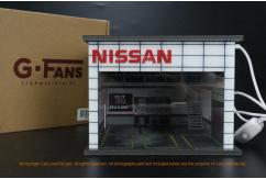 G-Fans 1/64 Nissan Double Storey Garage with LED Lights image