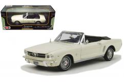 Motormax 1/18 Ford Mustang Convertible 1964 - White image