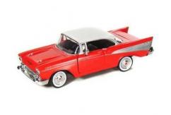 Motormax 1/24 1957 Chev Bel Air - Red/White image