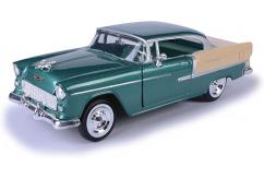 Motormax 1/24 Chev Bel Air 1955 - Green/White image