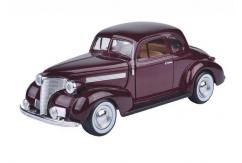 Motormax 1/24 1939 Chevrolet Coupe - Burgundy image