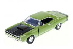 Motormax 1/24 Dodge Coronet Super Bee 1969 - Green image