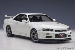 AUTOart 1/18 Nissan Skyline R34 GT-R V2 - White image