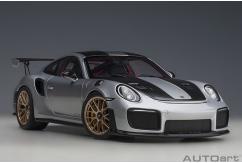 AUTOart 1/18 Porsche 911 GT2 RS - Silver  image