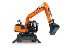 Universal Hobbies 1/50 Doosan DX140 Wheeled Excavator image