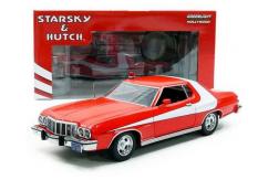 Greenlight 1/24 1976 Ford Gran Torino Red 'Starsky & Hutch' **DAMAGED BOX** image