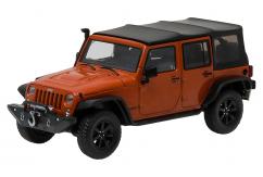 Greenlight 1/43 2014 Jeep Wrangler with Snorkel Copper image