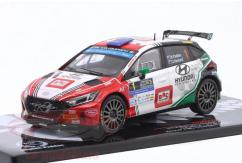 IXO Models 1/43 Hyundai i20 N BRC Racing 2024 #1 Hayden Paddon/John Kennard image