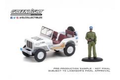 Greenlight 1/64 1942 Willys MB Jeep UN with Security Officer image