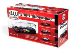 Autoworld 1/24 Display Case 3 in 1 Interchangeable Inserts image