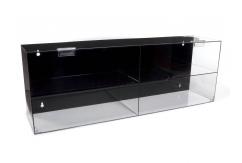 Autoworld 1/18 4-Car Acrylic Display Case with Black Back image