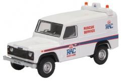 Oxford  1/76 Land Rover Defender LWD Hard Back RAC image