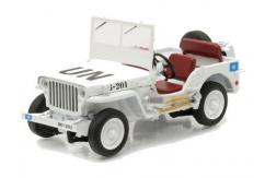Greenlight 1/43  Willies Jeep MB White image
