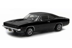 Greenlight 1/43 1968 Dodge Charger R/T - Bullitt Black image