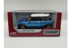 KiNSMART 1/28 Mini Cooper S Blue image
