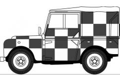 Oxford 1/76 Land Rover Series LL LWB Canvas image
