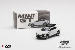 Mini GT 1/64 Lamborghini Urus with Roof Box Matt White image
