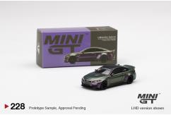 Mini GT 1/64 BMW M4 LB WORKS Purple Green Metallic image