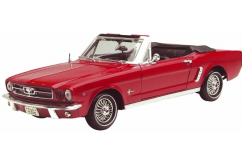 Motormax  1/18 1964 Ford Mustang Convertible Red  image