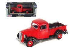 Motormax  1/24 1937 Ford Pick Up - Red  image