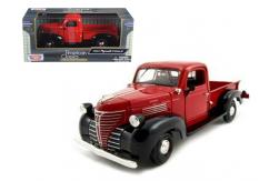 Motormax  1/24 1941 Plymouth Pick Up Truck Red  image