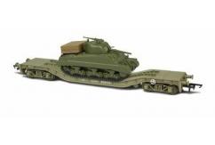 Oxford 1/76 KWA Warwell with Sheman Tank image