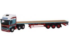 Oxford  1/76 ERF EC Flatbed Trailer Pollock image