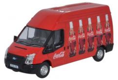 Oxford  1/76 Ford Transit LWB Hi Top - Coca Cola Bottles  image