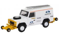 Oxford  1/76 Land Rover Defender - Aquarius Rail  image