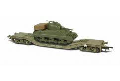Oxford  1/76 Warwell with Sherman Tank  image
