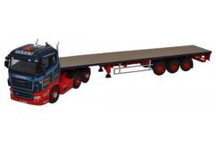 Oxford  1/76 Scania Highline Flatbed Trailer Ian Craig image