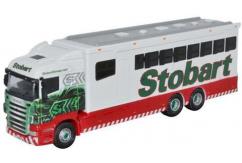 Oxford  1/76 Scania Highline Horsebox - Eddie Stobart Eddie Stobart image