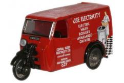 Oxford  1/76 Tricycle Van Electricity image