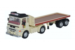 Oxford 1/76 ERF LV Flatbed Trailer - Scottish & Newcastle image