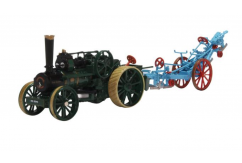 Oxford 1/76 Fowler BB1 Ploughing Engine & Fowler Plough image