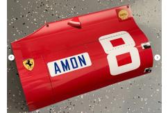 Garage63 1967 Ferrari F312 F1 Chris Amon Door 3D Metal Wall Art image