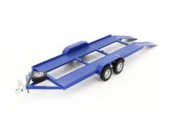 DDA 1/18 Car Transporter Trailer - Blue image
