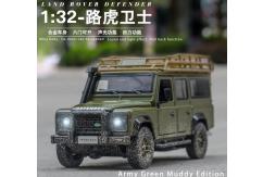 DModels 1/32 Land Rover Defender LWB Green Muddy Look image