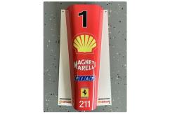 Garage63 F1 Ferrari Racing Nose Michael Schumacher 3D Metal Wall Art image
