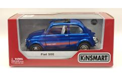 KiNSMART 1/24 Fiat 500 Blue image