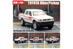 DModels 1/64 Toyota Hilux White with Stripe image