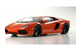 Kyosho 1/12 Lamborghini Aventador - Orange (Resin Sealed Body) image