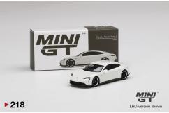 Mini GT 1/64 Porsche Taycan Turbo S White image